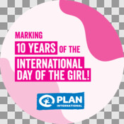 International Day of the Girl 2022 cookie graphic
